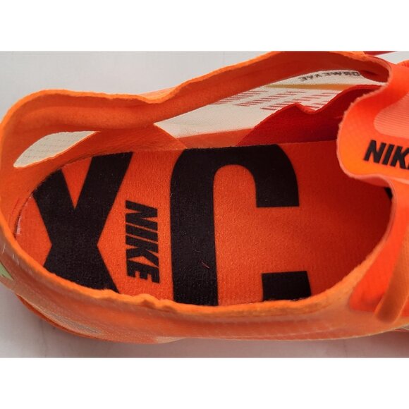 Nike Zoom Victory 5 XC Track & Field Distance Spikes Orange Volt Men's Size 10.5 - Picture 10 of 11